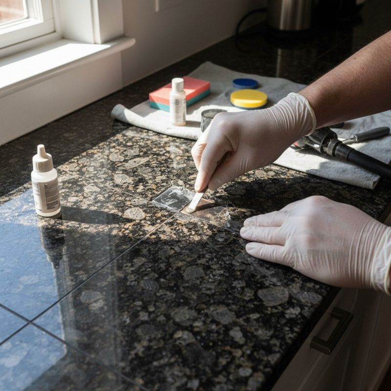 Local Granite Countertop Repair pros at work